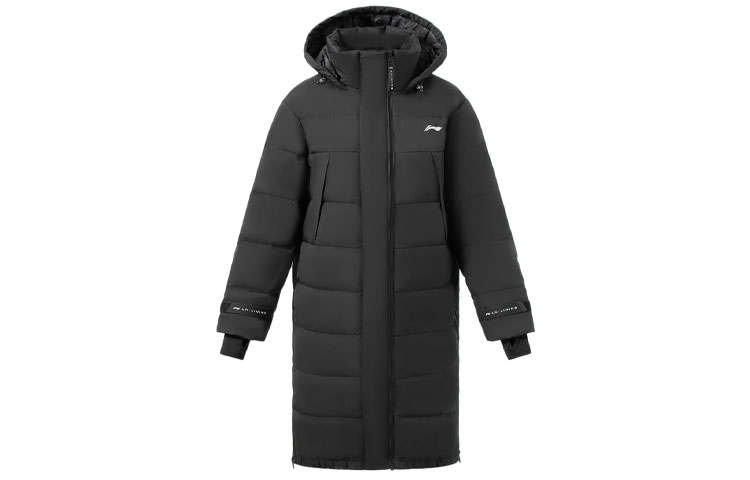 Li-Ning Li Ning Training Series Down Jackets Women's Black Hooded Moderate Other