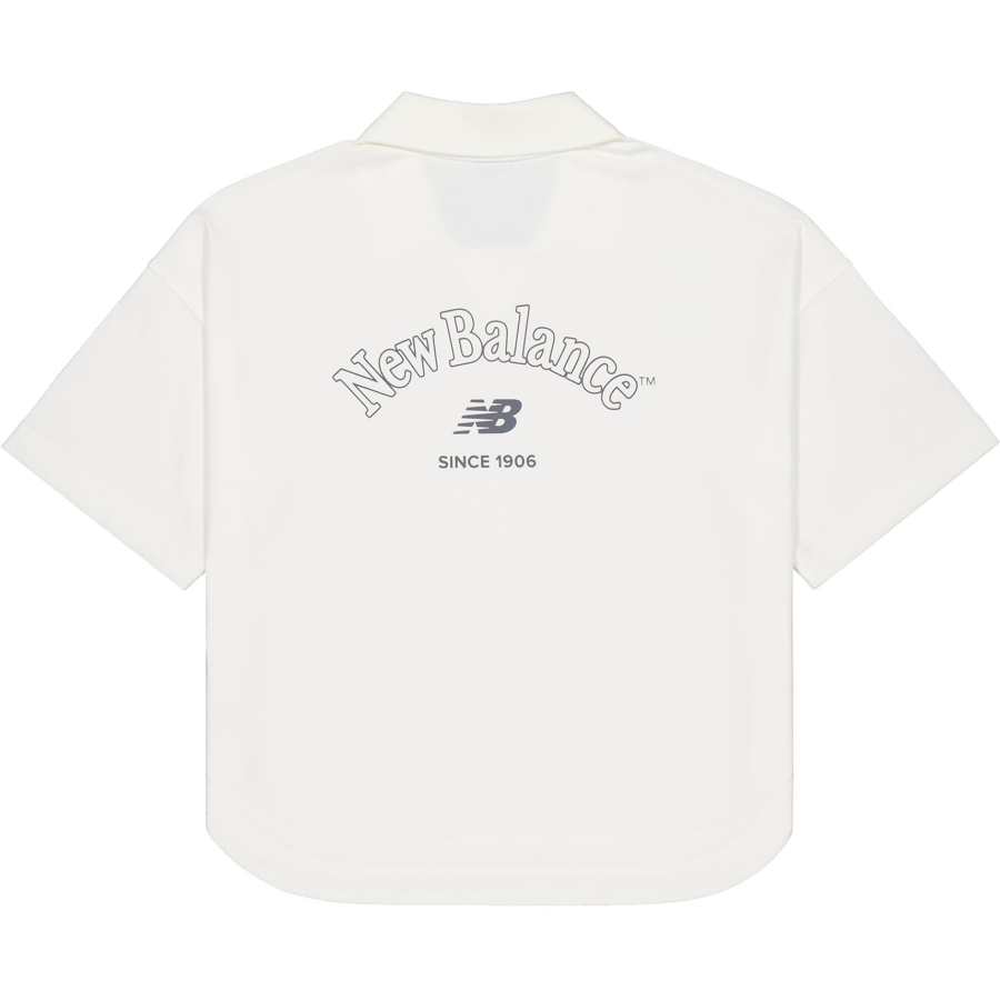 New Balance New Balance Retro Sports Collection Polo Shirt Women's Ivory White