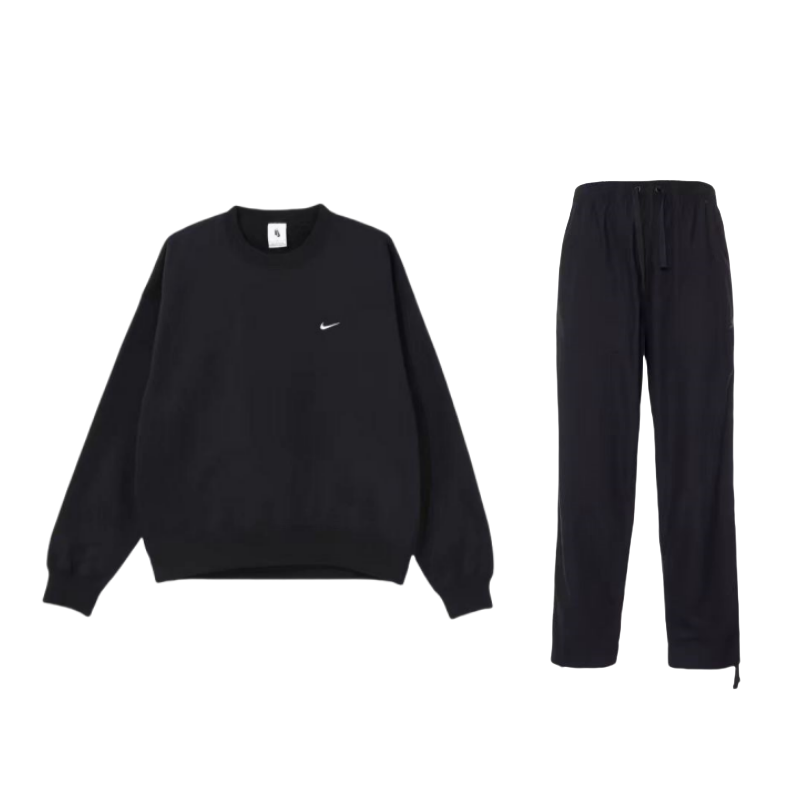 Nike Nike Lab Fleece Crew Casual Sportswear Unisex Black
