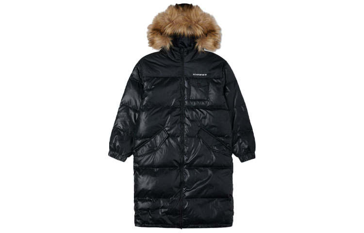 Converse Converse Down Jackets Women's Black Hooded Moderate Other