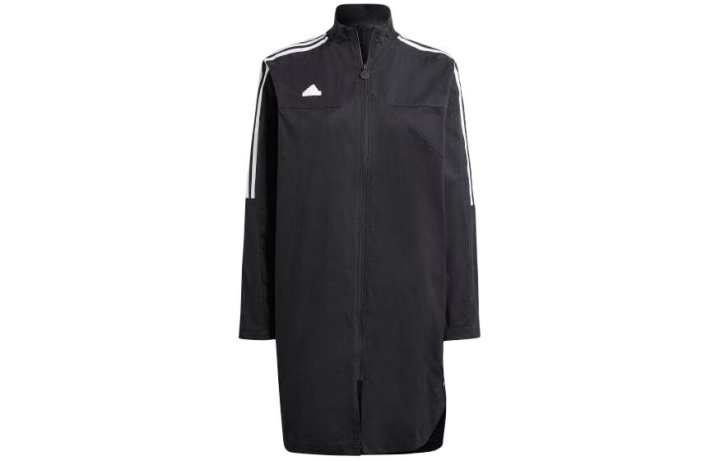 Adidas Adidas Tiro 3 Stripes Snap Button Woven Coat Jackets & Coats Women's Black