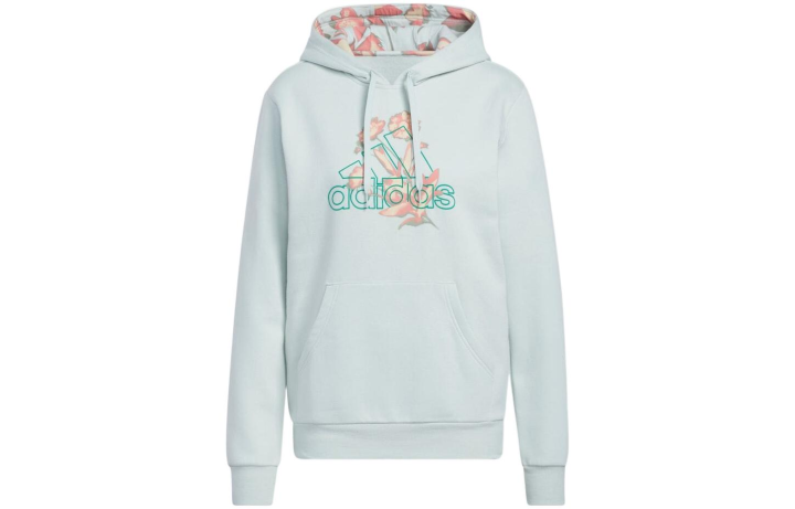 Adidas Adidas Sweatshirts Women's Light Green Hooded Moderate Regular
