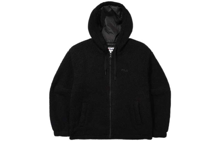 FILA Jackets Women's Black Hooded Moderate Other