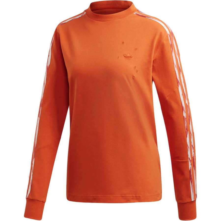 Adidas Adidas T Shirts Women's Orange Crew Neck Moderate