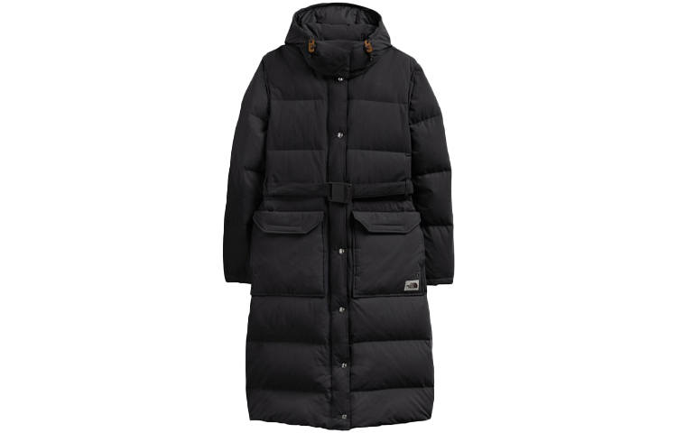 THE NORTH FACE Down Jackets Women's Black Hooded Moderate Other