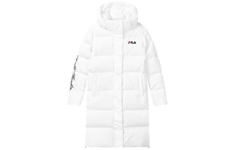 FILA Down Jackets Women's White Hooded Moderate Other