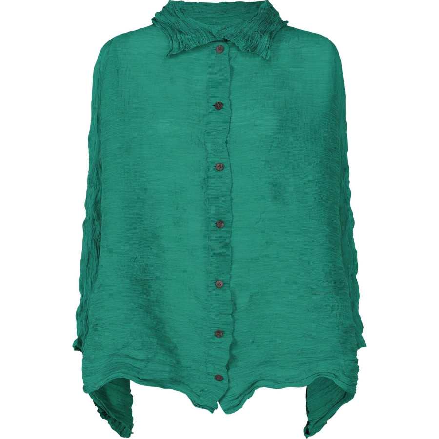 ISSEY MIYAKE FW24 Shirt Women's Peacock Green