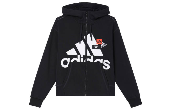 Adidas Adidas Jackets Women's Black Hooded Moderate Other