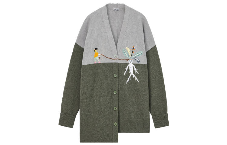 LOEWE FW23 Knitwear Women's Green