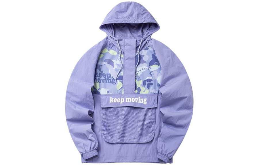 ANTA Life Collection Jackets Women's Blue Hooded Thin Other