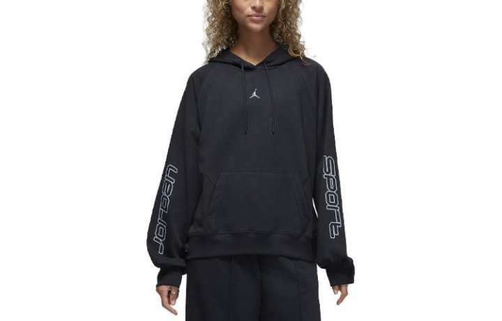 Jordan Jordan Sport Sweatshirts Women's Black Hooded Moderate Regular