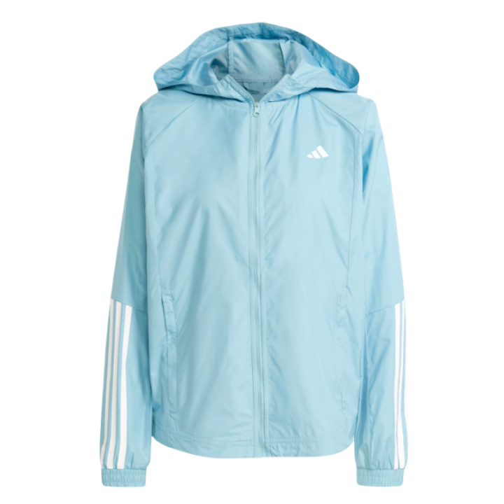 Adidas Adidas Women's Wind.Rdy Hyperglam Windbreaker Semi Blue Burst/White