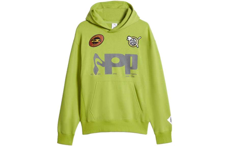 PUMA X PERKS AND MINI Sweatshirts Women's Green Apple Hooded Moderate Other