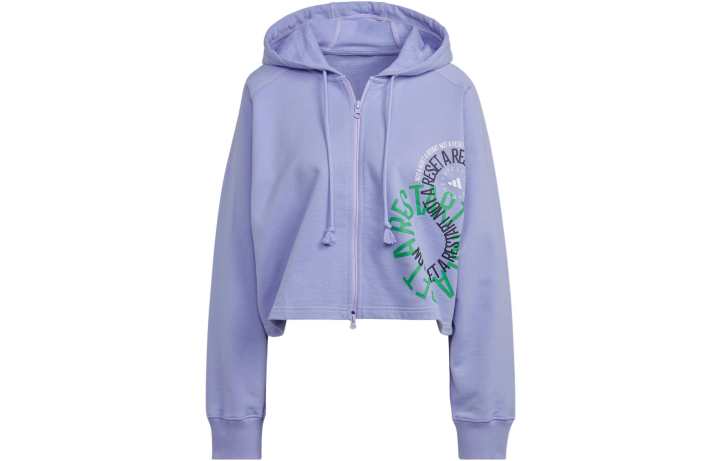 Adidas Adidas X Stella McCartney Jackets Women's Purple Hooded Moderate Other