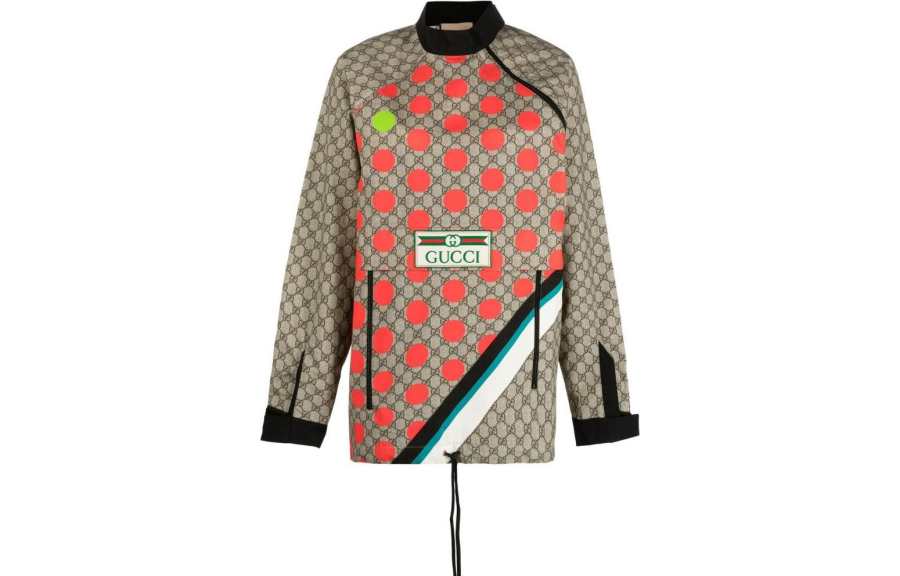 GUCCI X The North Face Windbreaker Beige Red