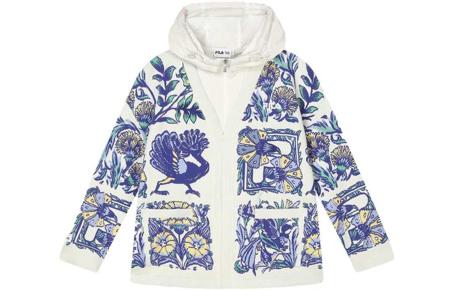 FILA x V&A BOWUGUAN , LIANMINGKUAN Long Sleeved Knitwear Women's All Over Print