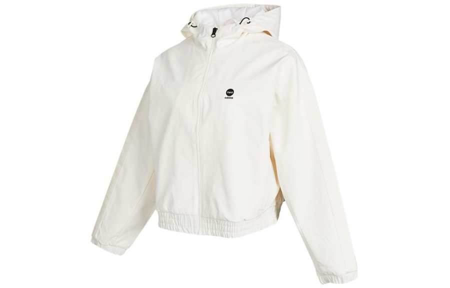 Adidas Neo Jackets Women's White Hooded Moderate Other