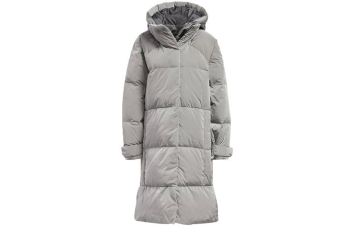 Adidas Adidas Down Jackets Women's Gray Detachable Hood Moderate Other