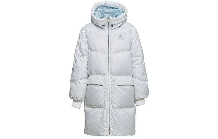 Converse Converse Down Jackets Women's White Hooded Moderate Other