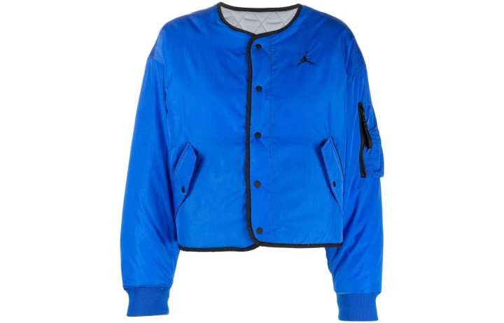 Jordan Jordan Jackets Women's Blue Crew Neck Moderate Other