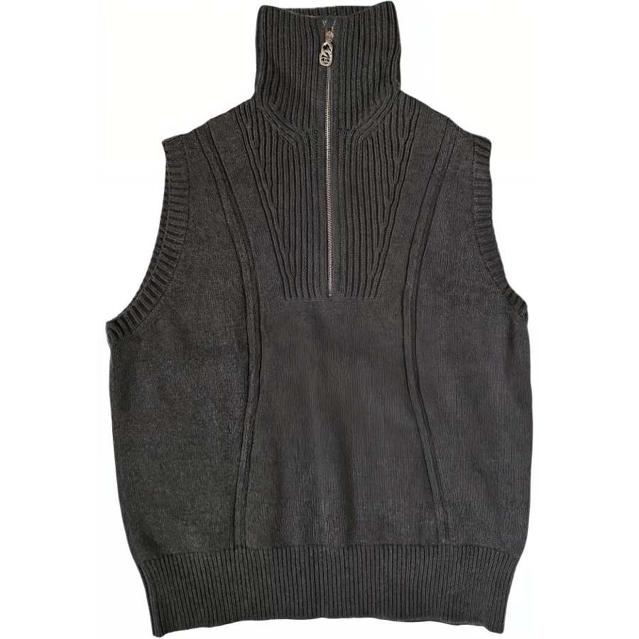 CHANEL 24a Cashmere Sweater Women's Gray
