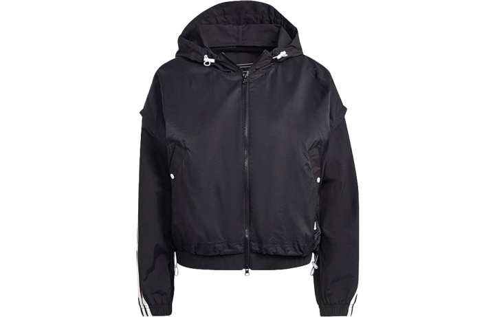 Adidas Adidas Jackets Women's Black Hooded Moderate Other