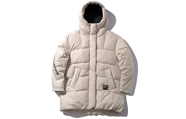 Li-Ning Li Ning Cold Resistant Thermal Down Jacket Women's Cloud Rain Gray