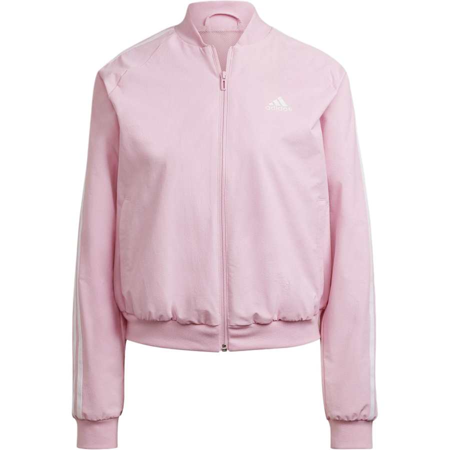 Adidas adidas Women'ss ESSENTIALS Three Rooms Sports Jacket Pink