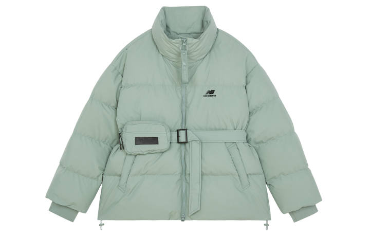 New Balance New Balance IU Down Jackets Women's Light Green Lapel Moderate Other