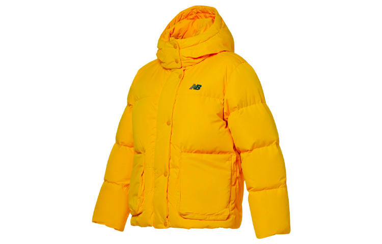 New Balance New Balance Down Jackets Women's Yellow Hooded Moderate Other