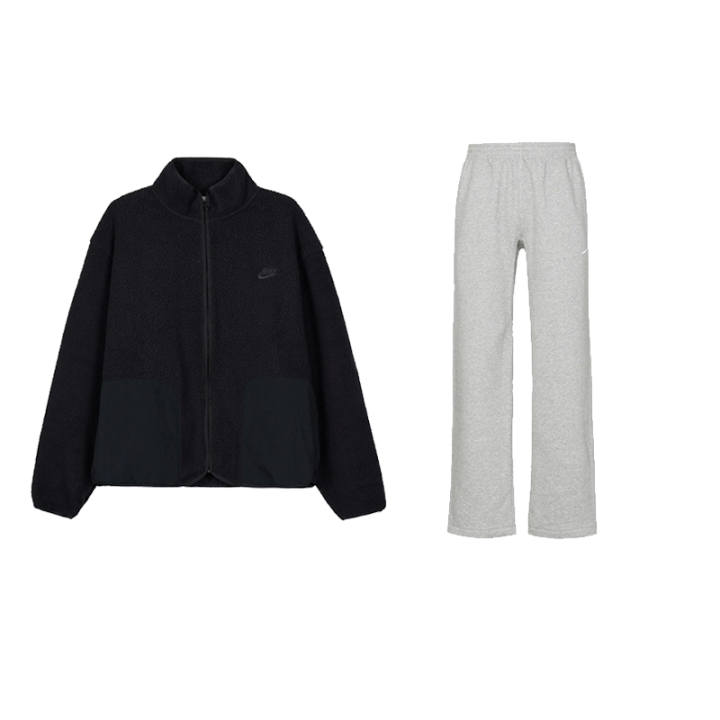 Nike Nike Casual Sportswear Men's Stand Collar Thickened And Fleece Lined