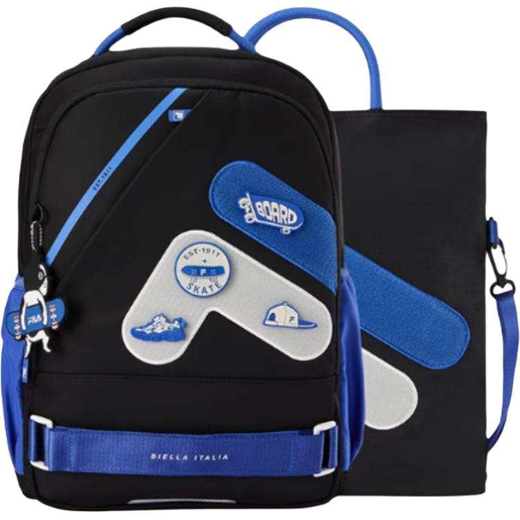 FILA FILA Nylon Backpack Combo Set Unisex Pitch Black