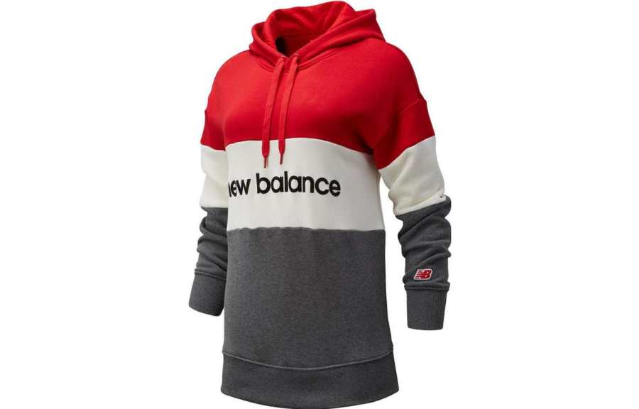 New Balance New Balance Sweatshirts Women's Red Hooded Moderate Regular