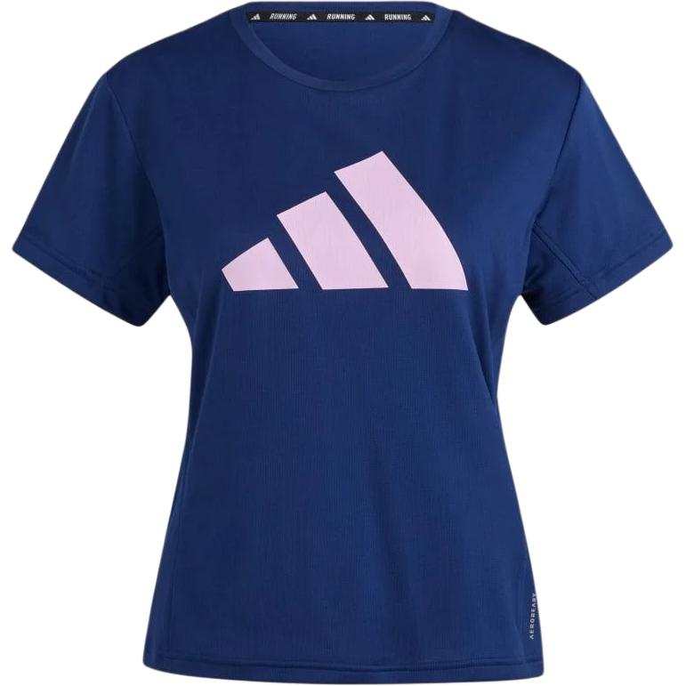 Adidas Adidas T Shirts Women's Blue Crew Neck Moderate Straight Fit