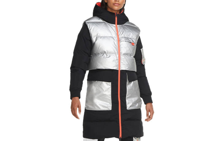 Jordan Jordan Down Jackets Women's Black Hooded Moderate Other