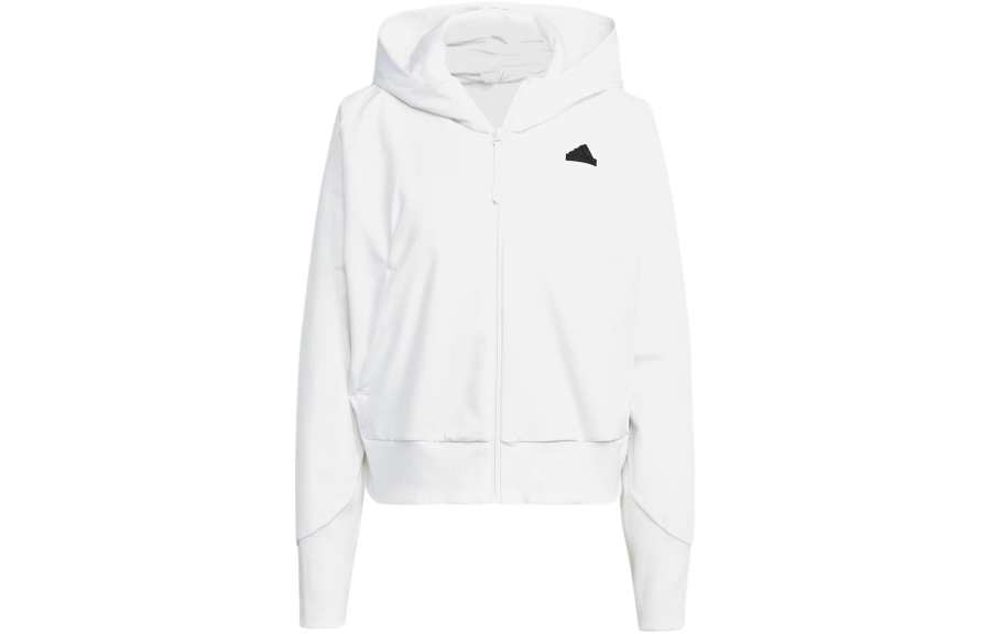 Adidas Adidas Z.N.E. Woven Full Zip Hoodie Jackets & Coats Women's White