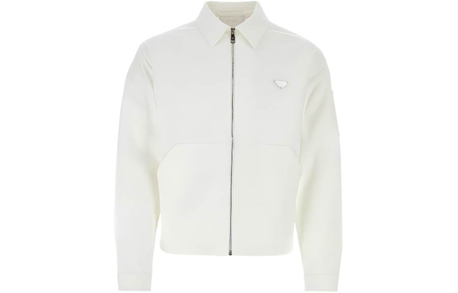 PRADA PRADA Shirts Men's White Lapel Moderate Other