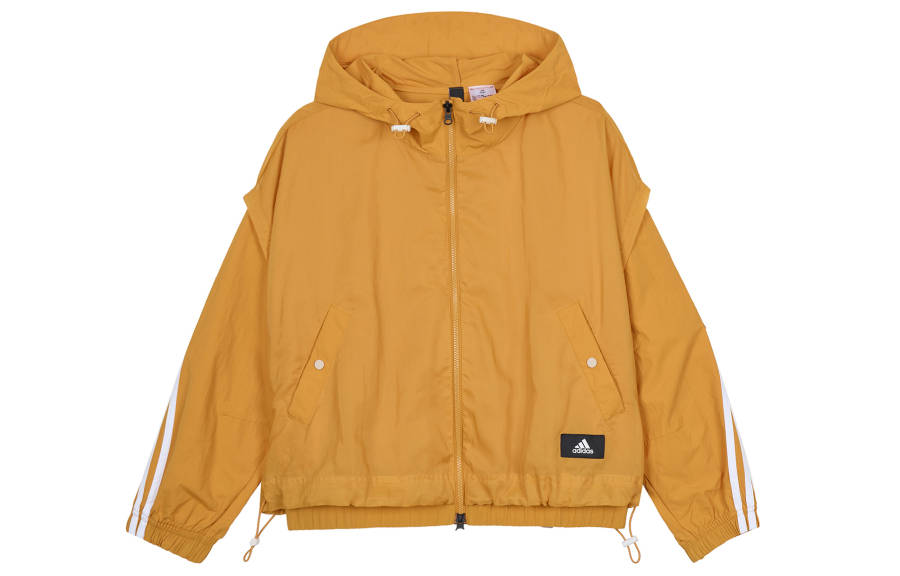 Adidas Adidas Jackets Women's Yellow Hooded Moderate Other