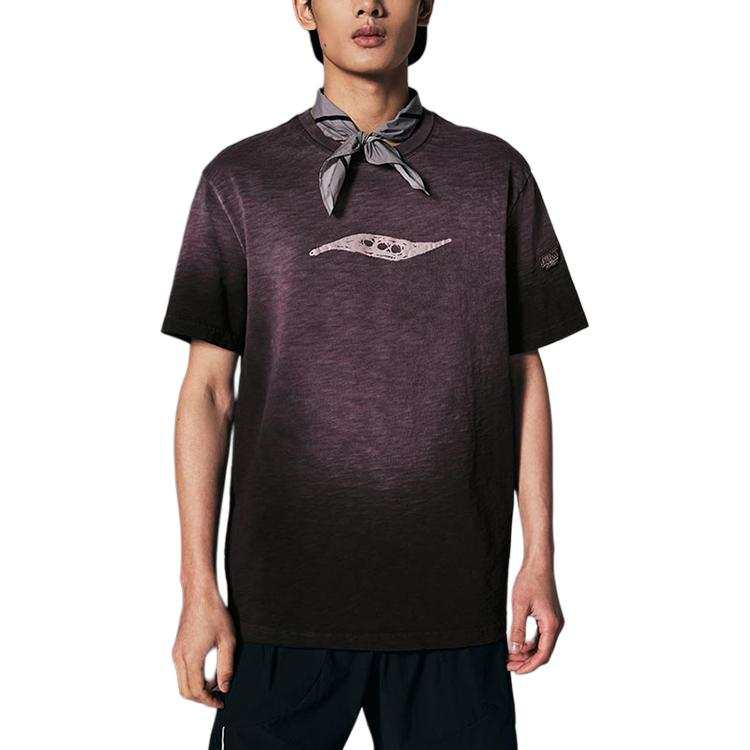 Saucony x NATHAN BELL T Shirt Men's Vermilion Coffee