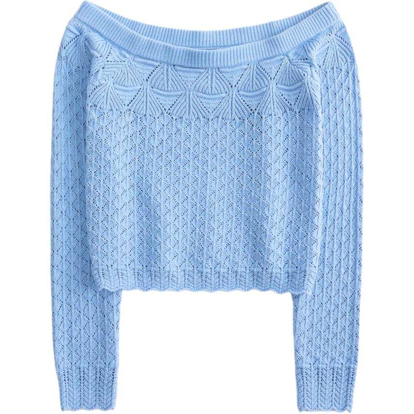 Hollister/ Sweaters Women's Blue Boat Neck Moderate Other