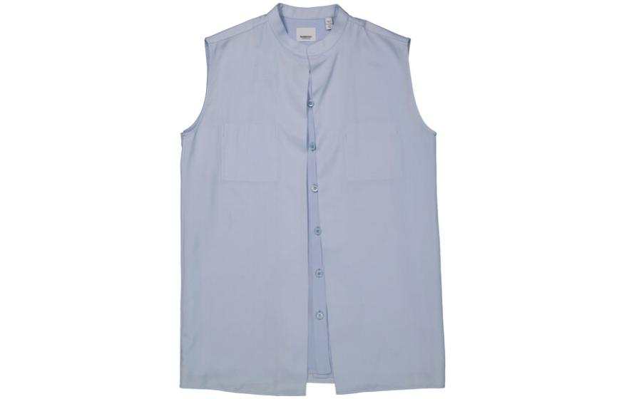 Burberry layered sleeveless shirt