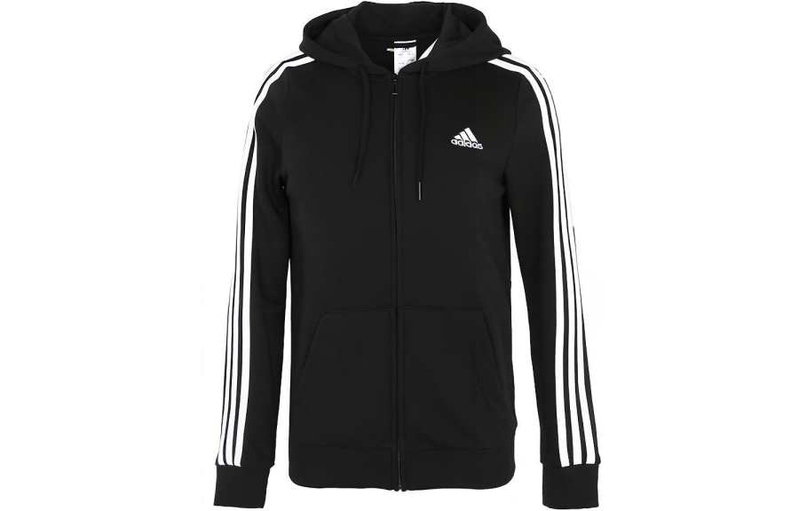 Adidas Adidas Free Shipping With AdiClub Essentials French Terry 3 Stripes Full Zip Hoodie