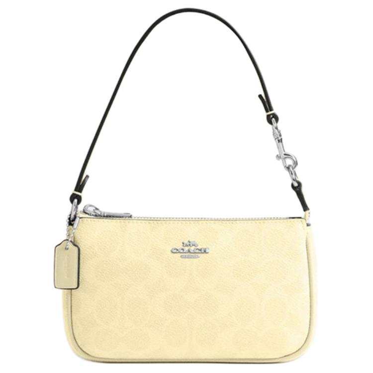 COACH Nolita Coated Canvas Handbag Small Women's Yellow