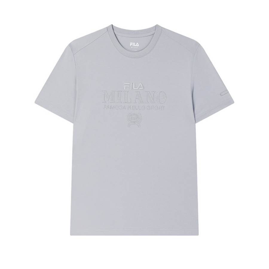 FILA MILANO T Shirt Men's Dark Gray Purple