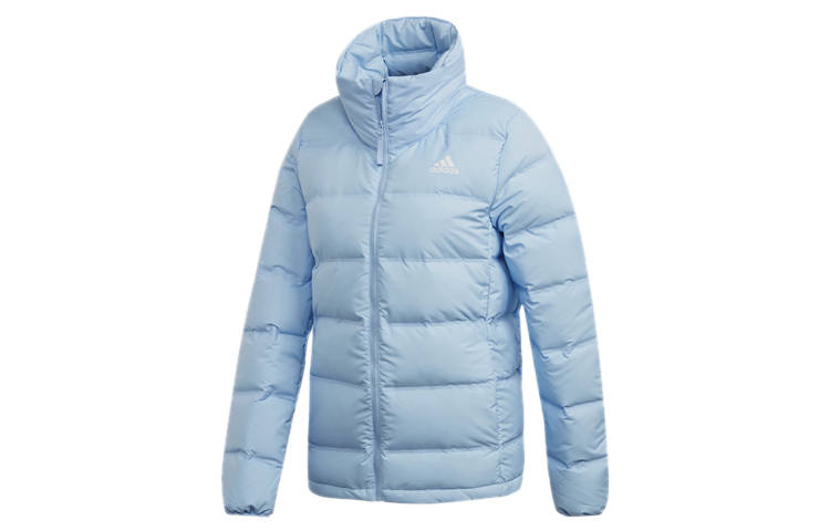 Adidas Adidas Down Jacket Winter Women's Glossy Finish Blue
