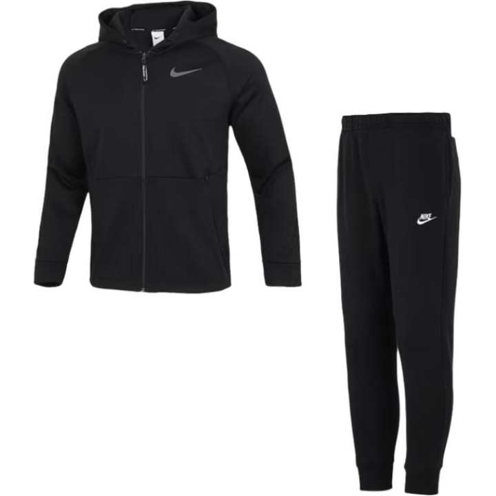 Nike Nike Men's Sports 428092 Collection, Comfortable Hooded Long Sleeved Top Fleece Lined Thermal Versatile Pants