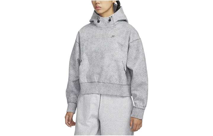 Nike Nike Sweatshirts Women's Smoke Gray Hooded Moderate Regular