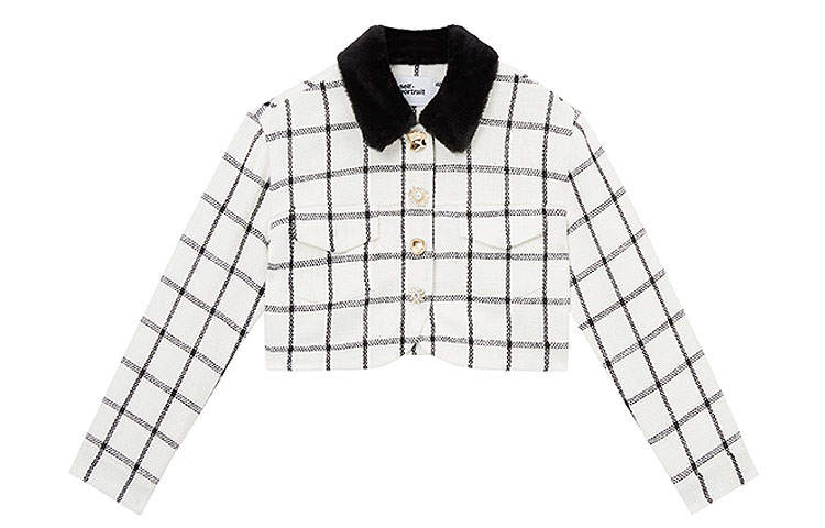 Self-portrait Self-portrait checked jacket