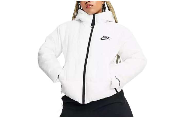 Nike Nike Jackets Women's White Hooded Moderate Other