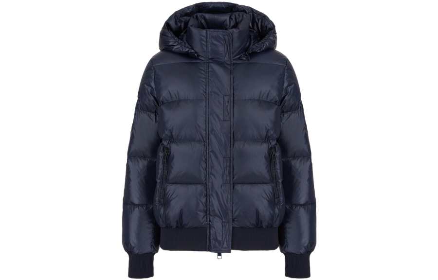 ARMANI EXCHANGE 【Replicated_PMPrevious Season】logo-patch puffer jacket